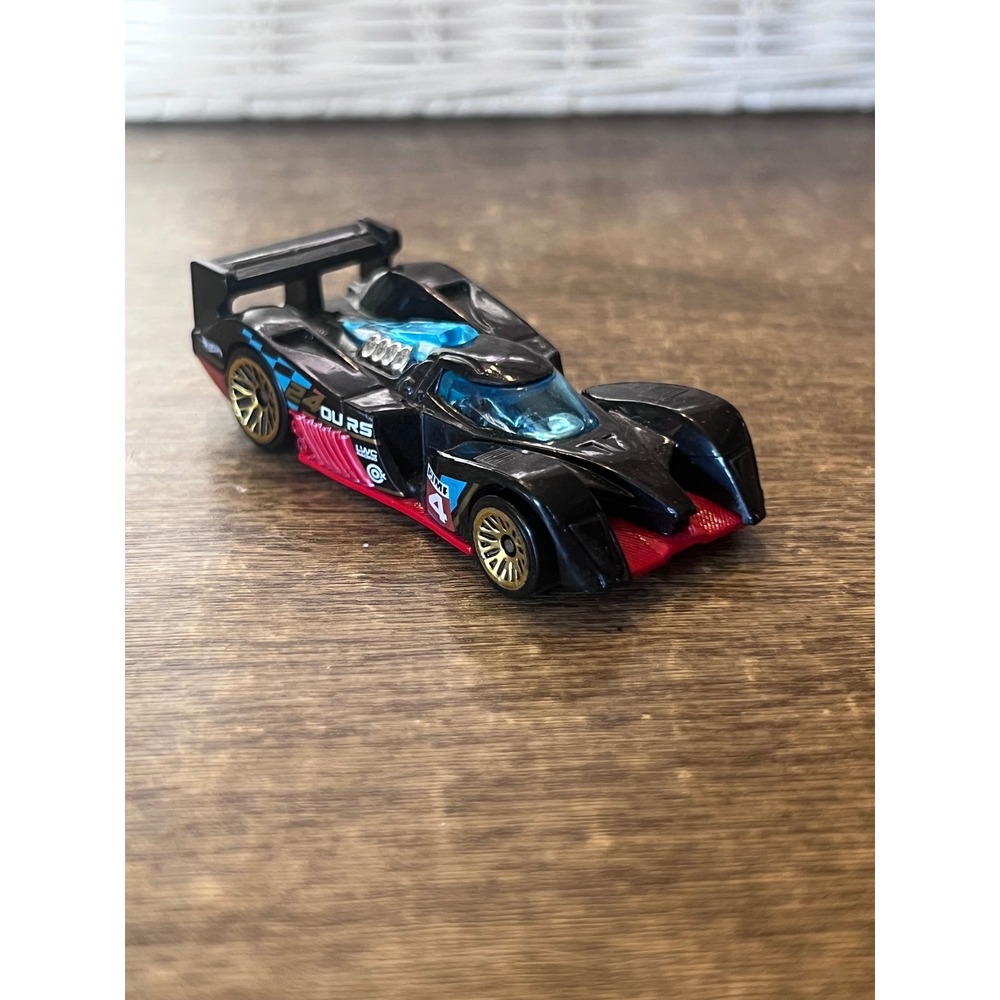 Hot Wheels 24 Ours Black PIMI #4 Le Mans Race Car‎ Loose Die Cast EUC Play Cars